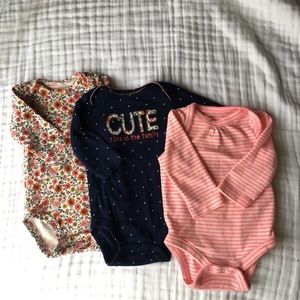 Carter Onesies Long Sleeve